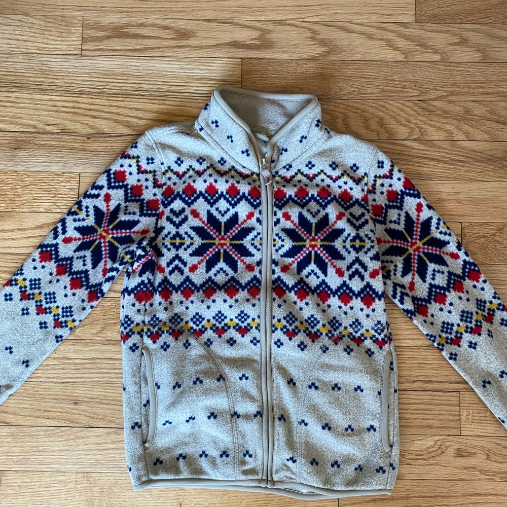 Uniqlo kids zip up sweater size 7/8